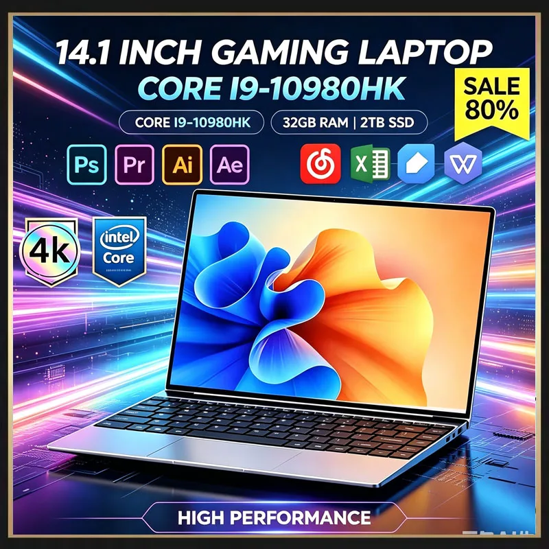 Ddr4 Laptop Ram - Ordinateur portable ultra-fin 14,1 pouces, processeur