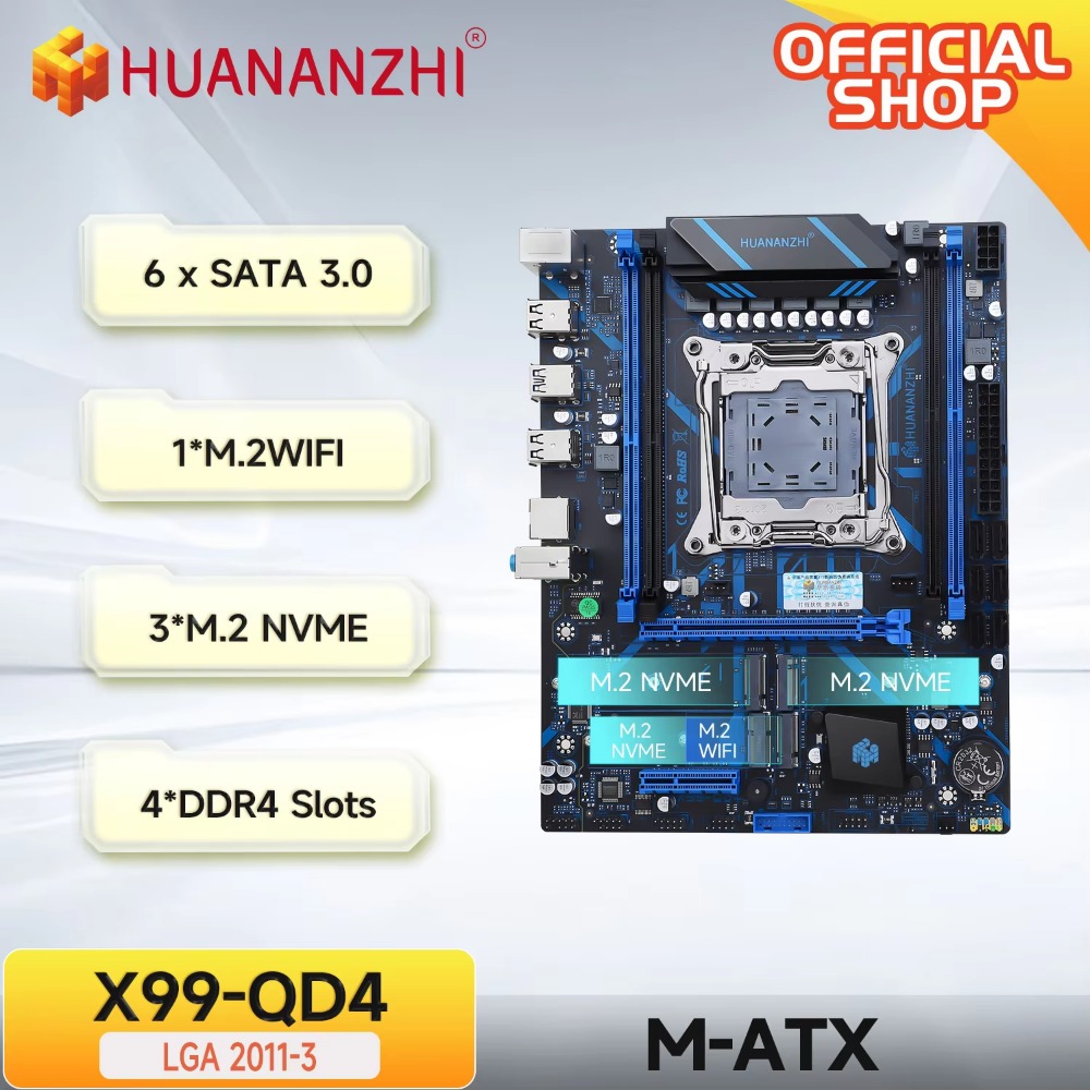 Server Memory Ddr4 - Carte mère HUANANZHI X99 QD4 LGA