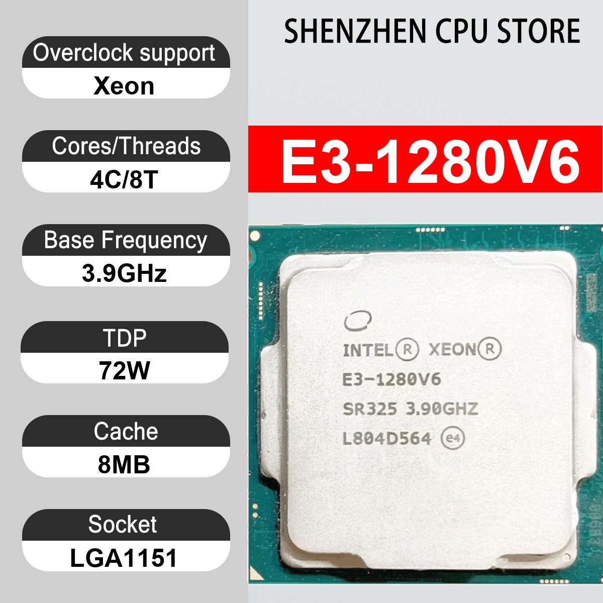Ddr4 2400Mhz - Intel Xeon E3-1280V6 4 cœurs 8