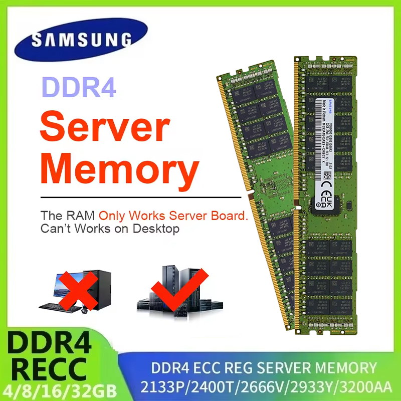 Ecc Ram Server - Mémoire serveur SAMSUNG DDR4 RAM 16