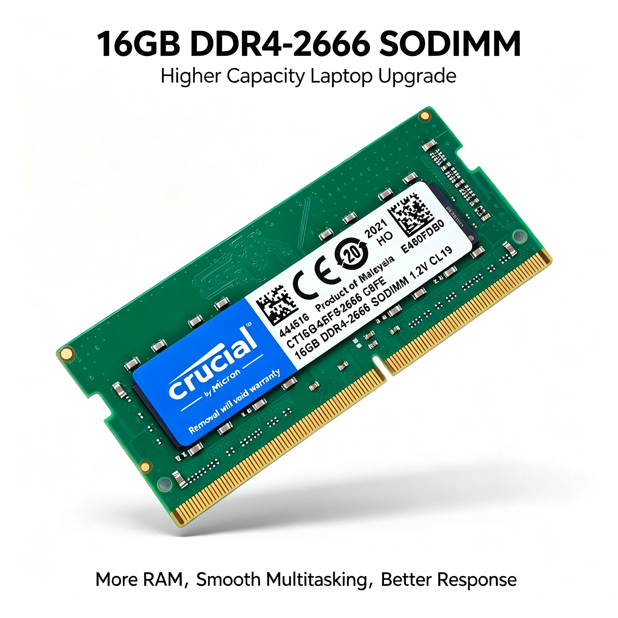 Crucial 1 pièce/2 pièces, mémo - Ddr4 2400Mhz avis et prix