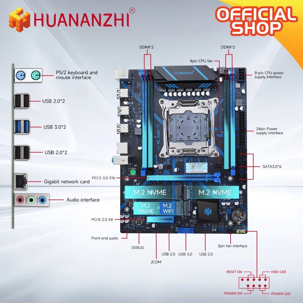 Carte mère HUANANZHI X99 QD4 L - Server Memory Ddr4 avis et prix
