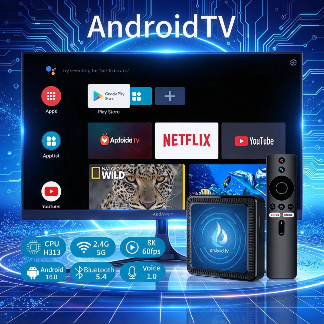 Boîtier TV intelligent Android - Ddr3 8Gb avis et prix
