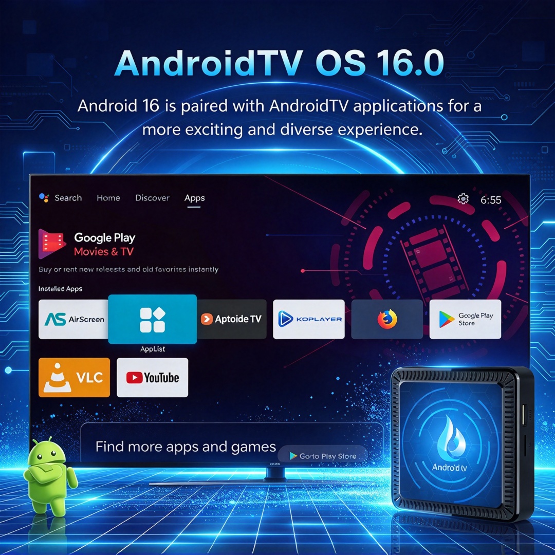 Boîtier TV intelligent Android - Ddr3 8Gb avis et prix